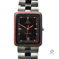 Omega - Seamaster - Quartz Calendar - Reference 396 1004 - B/R Tank Case - c.1982 - Vintage Watch Specialist