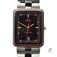 Omega - Seamaster - Quartz Calendar - Reference 396 1004 - B/R Tank Case - c.1982 - Vintage Watch Specialist