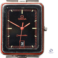 Omega - Seamaster - Quartz Calendar - Reference 396 1004 - B/R Tank Case - c.1982 - Vintage Watch Specialist