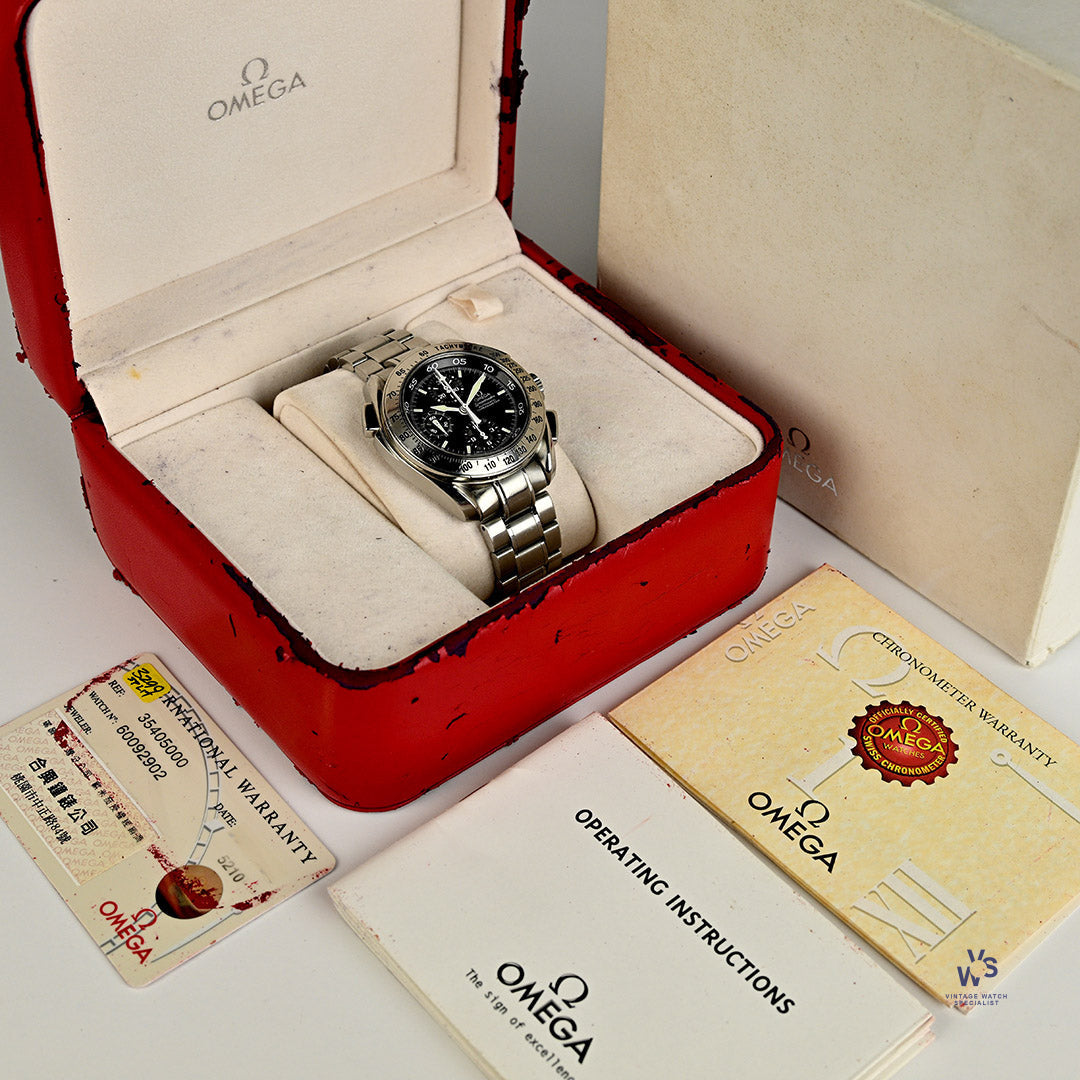 Omega Speedmaster Rattrapante Model 3540.50.00 - Box and Undated
