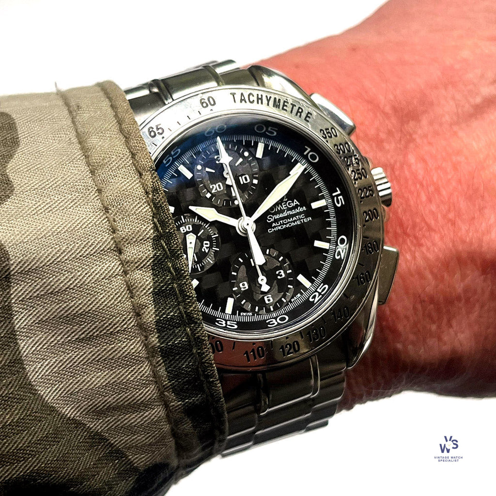Omega Speedmaster Rattrapante Model 3540.50.00 - Box and Undated Papers - c.2000 - Vintage Watch Specialist
