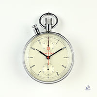 Omega - Split Second ’Rattrapante’ - Olympic Timer/Pocket Watch - Red Carry Case Marked Marconi - circa 1960 - Vintage Watch Specialist