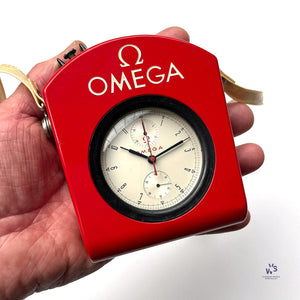 Omega - Split Second ’Rattrapante’ - Olympic Timer/Pocket Watch - Red Carry Case Marked Marconi - circa 1960 - Vintage Watch Specialist