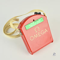 Omega - Split Second ’Rattrapante’ - Olympic Timer/Pocket Watch - Red Carry Case Marked Marconi - circa 1960 - Vintage Watch Specialist