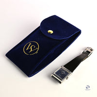 Omega Square Dial (Blue) two-tone Deville Automatic - Model ref: 551.0069 - c.1973 - Vintage Watch Specialist