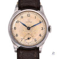 Omega - Sub Seconds - Military Style Wristwatch - c.1939 - Vintage Watch Specialist