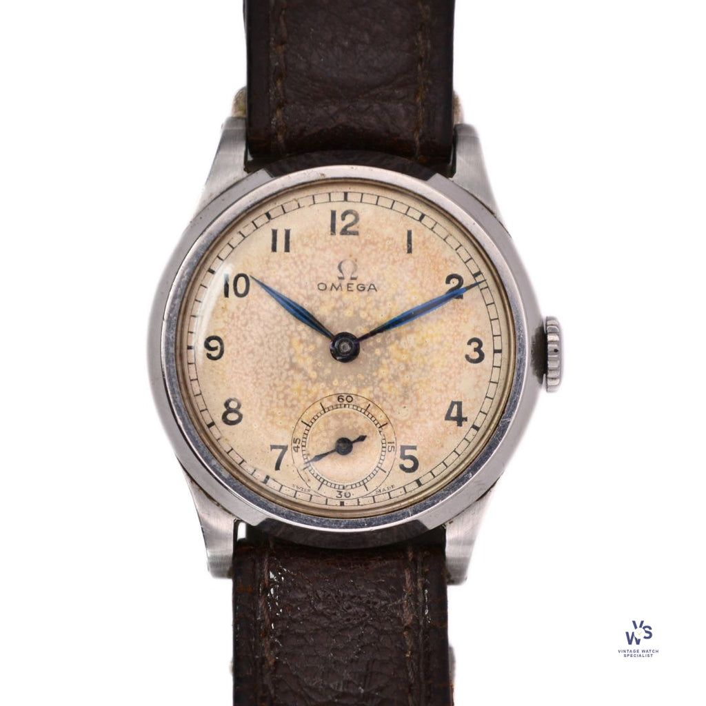 Omega - Sub Seconds - Military Style Wristwatch - c.1939 - Vintage Watch Specialist