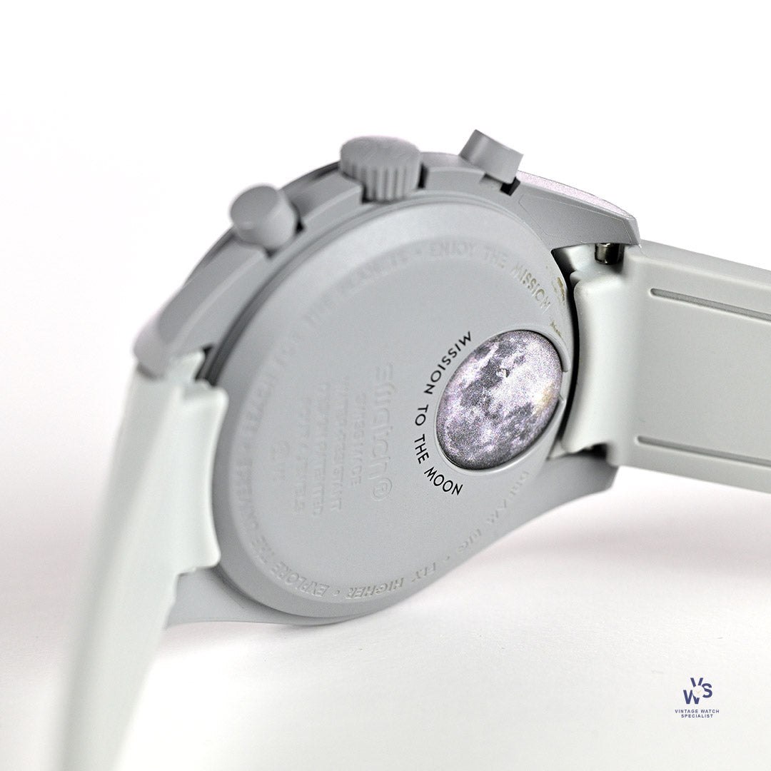 Omega Swatch Speedmaster Moonswatch - Box and Papers - c.2022