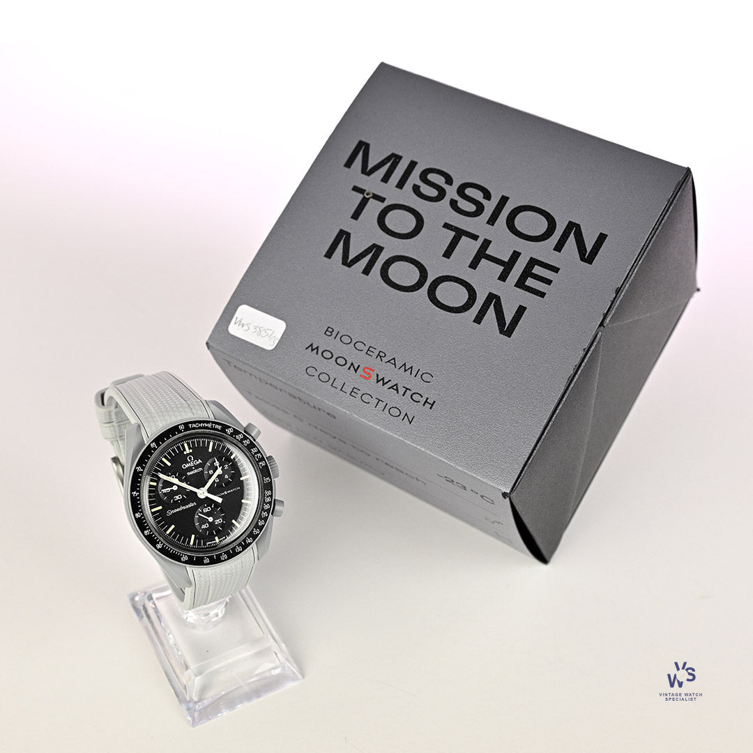 Omega Swatch Speedmaster Moonswatch - Box and Papers - c.2022