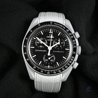 Omega Swatch Speedmaster Moonswatch - Box and Papers - c.2022 - Vintage Watch Specialist