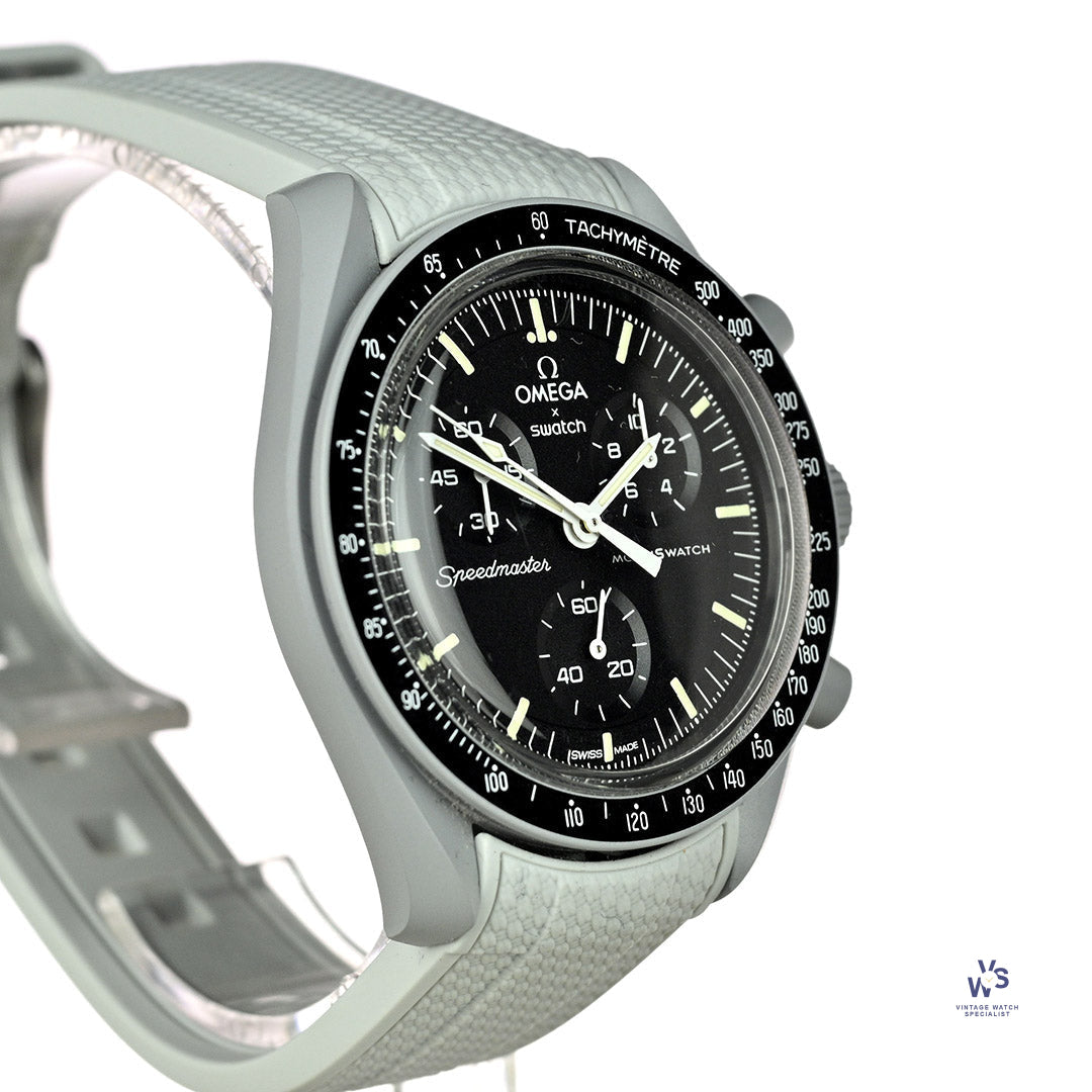 Omega Swatch Speedmaster Moonswatch - Box and Papers - c.2022