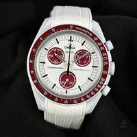 Omega Swatch Speedmaster Moonswatch - Pluto - Box and Papers - c.2022 - Vintage Watch Specialist