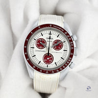 Omega Swatch Speedmaster Moonswatch - Pluto - Box and Papers - c.2022 - Vintage Watch Specialist