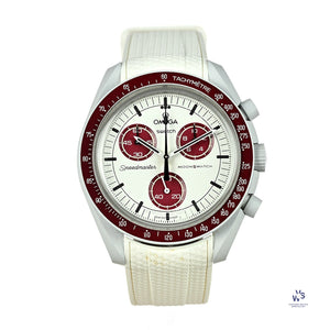 Omega Swatch Speedmaster Moonswatch - Pluto - Box and Papers - c.2022 - Vintage Watch Specialist