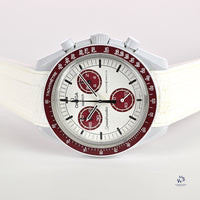 Omega Swatch Speedmaster Moonswatch - Pluto - Box and Papers - c.2022 - Vintage Watch Specialist