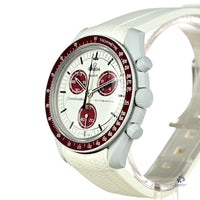 Omega Swatch Speedmaster Moonswatch - Pluto - Box and Papers - c.2022 - Vintage Watch Specialist