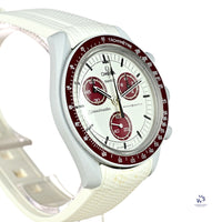 Omega Swatch Speedmaster Moonswatch - Pluto - Box and Papers - c.2022 - Vintage Watch Specialist