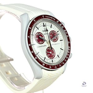 Omega Swatch Speedmaster Moonswatch - Pluto - Box and Papers - c.2022 - Vintage Watch Specialist