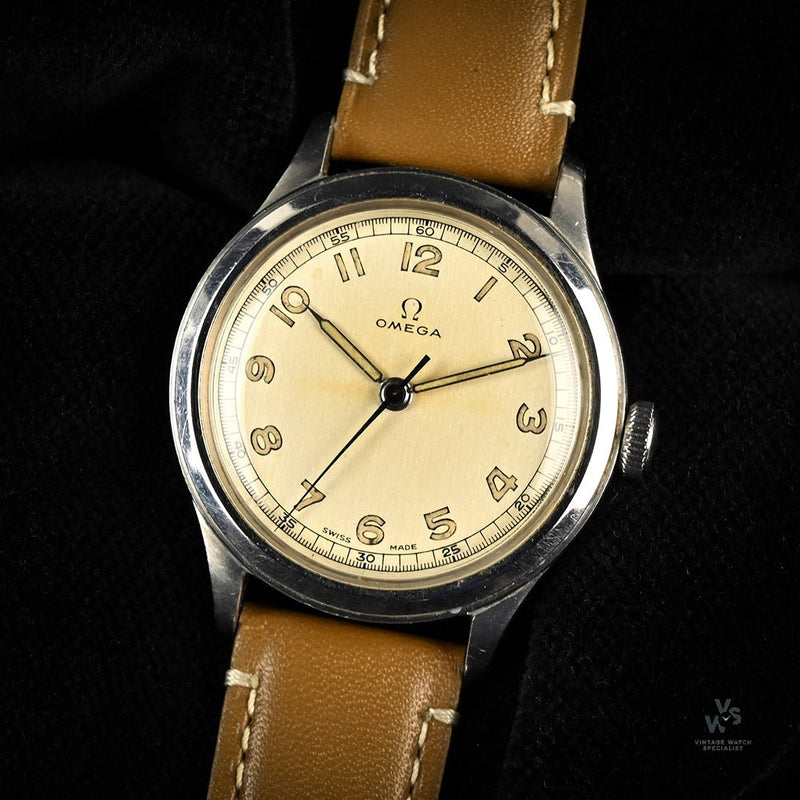 Omega Time Only Radial Dial - Model ref: 2179-5 - c.1940s - Vintage Watch Specialist