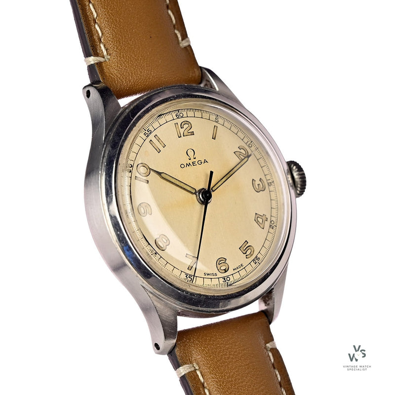 Omega Time Only Radial Dial - Model ref: 2179-5 - c.1940s - Vintage Watch Specialist