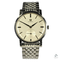 Omega Vintage Dress Watch - Model Ref: 14727 1 - Beads of Rice Bracelet - c.1958 - Box and Papers - Vintage Watch Specialist