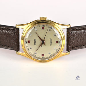 Orfina Manual Dress Watch With Jewelled Dial - Gold Capped - c.1950s - Vintage Watch Specialist
