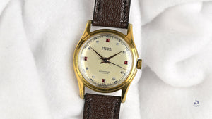 Orfina Manual Dress Watch With Jewelled Dial - Gold Capped - c.1950s - Vintage Watch Specialist