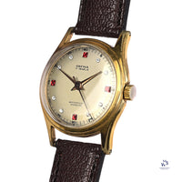 Orfina Manual Dress Watch With Jewelled Dial - Gold Capped - c.1950s - Vintage Watch Specialist