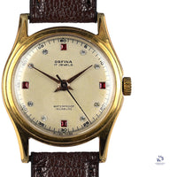 Orfina Manual Dress Watch With Jewelled Dial - Gold Capped - c.1950s - Vintage Watch Specialist