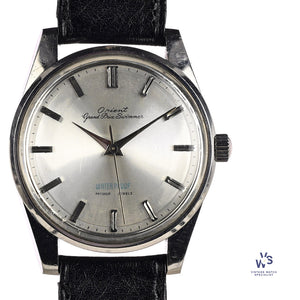 Orient Grand Prix Swimmer - Silver Dial - c.1960s - Vintage Watch Specialist
