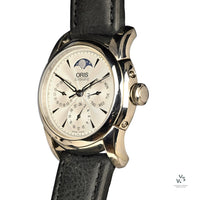 Oris Artelier Complication Triple Moonphase Watch - Model Ref: 7554A - Box - Vintage Watch Specialist