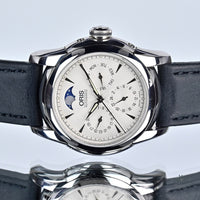 Oris Artelier Complication Triple Moonphase Watch - Model Ref: 7554A - Box - Vintage Watch Specialist