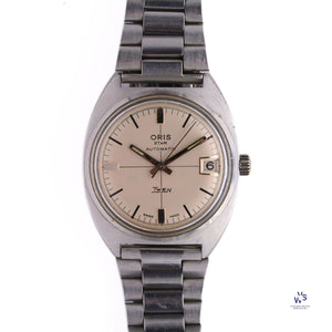 Oris - Star Automatic Date Twen Stainless Steel 34mm Vintage Watch Specialist