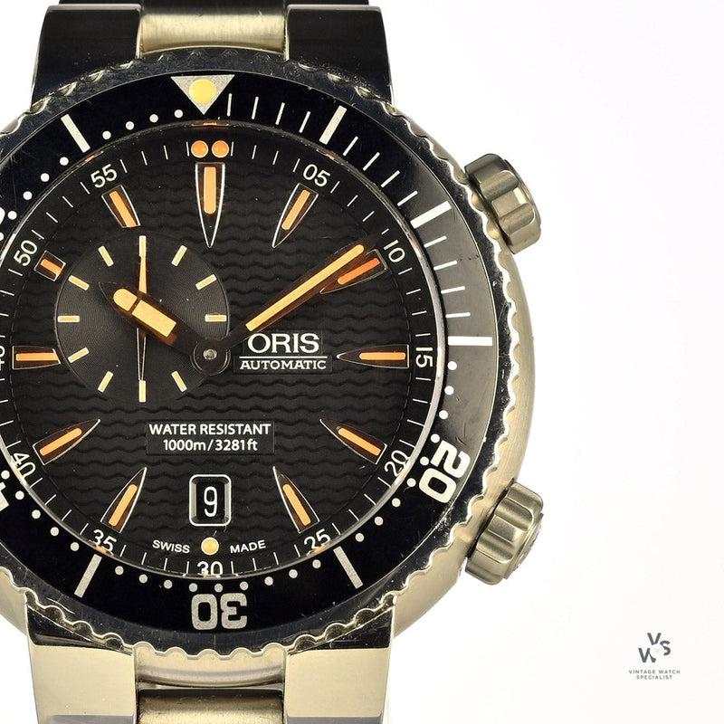 Oris TT 1 Dive Watch - Box and Papers - Model Ref: 01 743 7609 8454-07 8 24 01PEB - 23/05/13 - Vintage Watch Specialist