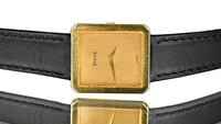 Piaget 18k Gold Tank Cased Dress Watch Model Ref: 9154 c.1970s Vintage Watch Specialist