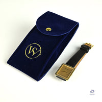 Piaget 18k Gold Tank Cased Dress Watch Model Ref: 9154 c.1970s Vintage Watch Specialist