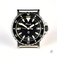 Precista - Quartz - Military Dive Watch - Big Triangle Dial Caseback Reference: 6645-99 - c.1988 - Vintage Watch Specialist