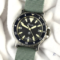 Precista - Quartz - Military Dive Watch - Big Triangle Dial Caseback Reference: 6645-99 - c.1988 - Vintage Watch Specialist