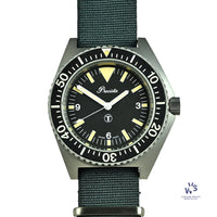 Precista Royal Navy Diver - Quartz - Asymmetric Case - Original Military Markings - 1993 - Vintage Watch Specialist