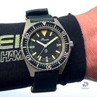 Precista Royal Navy Diver - Quartz - Asymmetric Case - Original Military Markings - 1993 - Vintage Watch Specialist