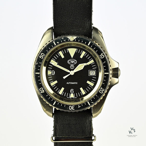 Rare CWC Royal Navy Automatic Diver MK.1 - Quickset Date - 2004 (None ...