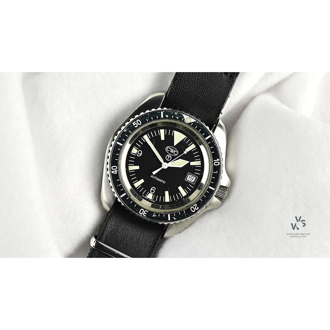 Rare CWC Royal Navy Automatic Diver MK.1 - Quickset Date - 2004 (None ...