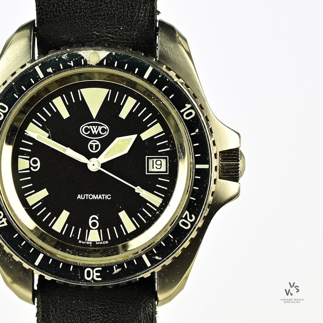 Rare CWC Royal Navy Automatic Diver MK.1 - Quickset Date - 2004 (None ...
