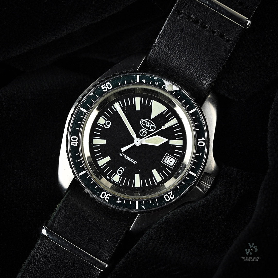 Rare CWC Royal Navy Automatic Diver MK.1 - Quickset Date - 2004 (None ...