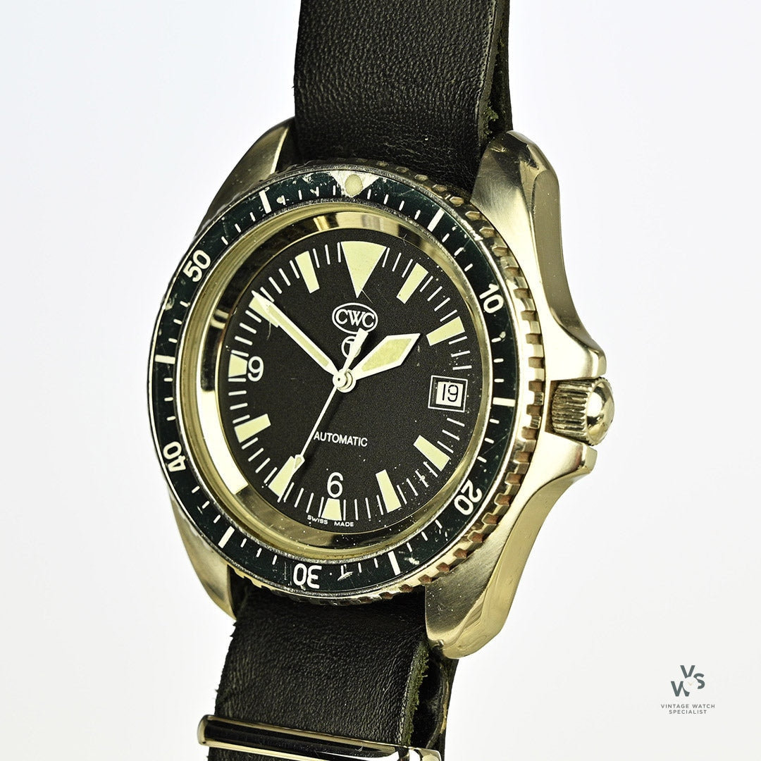 Rare CWC Royal Navy Automatic Diver MK.1 - Quickset Date - 2004 (None ...