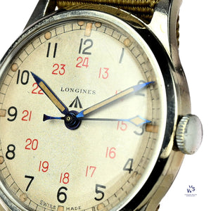 Rare Longines Military Issued Watch (C.O.S.D) - c.1945 - Vintage Watch Specialist