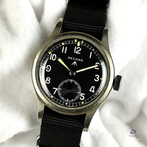 Record Dirty Dozen WW2 Military Issued Soldiers Watch Original Condition c.1944 Vintage Watch Specialist