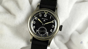 Record Dirty Dozen WW2 Military Issued Soldiers Watch Original Condition c.1944 Vintage Watch Specialist
