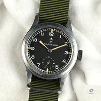 Record Dirty Dozen WWW Military Watch with Rare NATO W10 Numbered Dial and Pumpkin Lume – c.1945 Matching Case and Lug Numbers Vintage