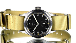 Record WWW Dirty Dozen NATO Numbered Dial WW2 Military Issued c.1944 With Matching Caseback and Lug Numbers Vintage Watch Specialist